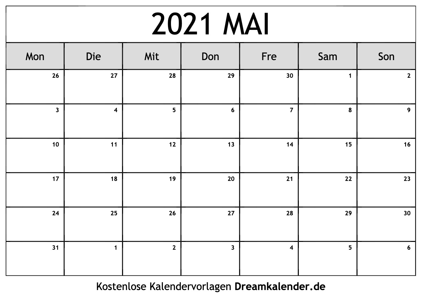 ¡Órale! 33+ Hechos ocultos sobre Kalender Mai 2021 Mit ...