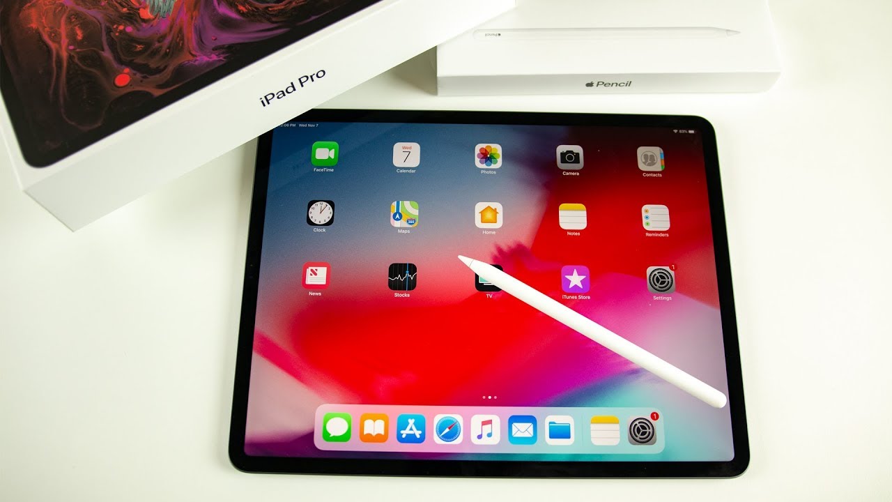 iPad Pro (2018) + Apple Pencil 2 Unboxing, Setup & First ...
