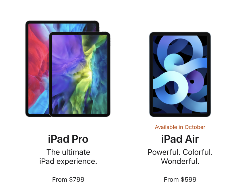 iPad Air 4 vs. iPad Pro (2020). …Did Apple create its own ...