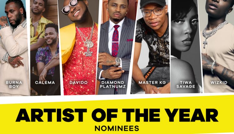 MTV Africa Music Awards 2021: Full nominations List - NY ...