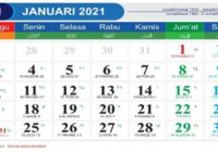 Kalender 2021 Indonesia Lengkap