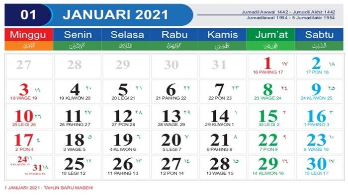 CARA Buat Kalender Tahun 2021 - Download File PDF Kalender ...