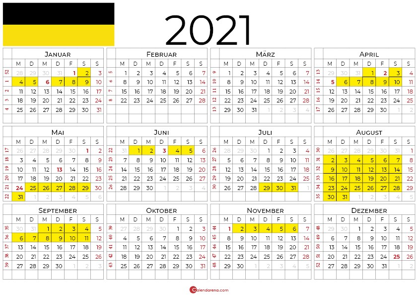 Kalender 2021 Baden Wurttemberg Zum Ausdrucken
