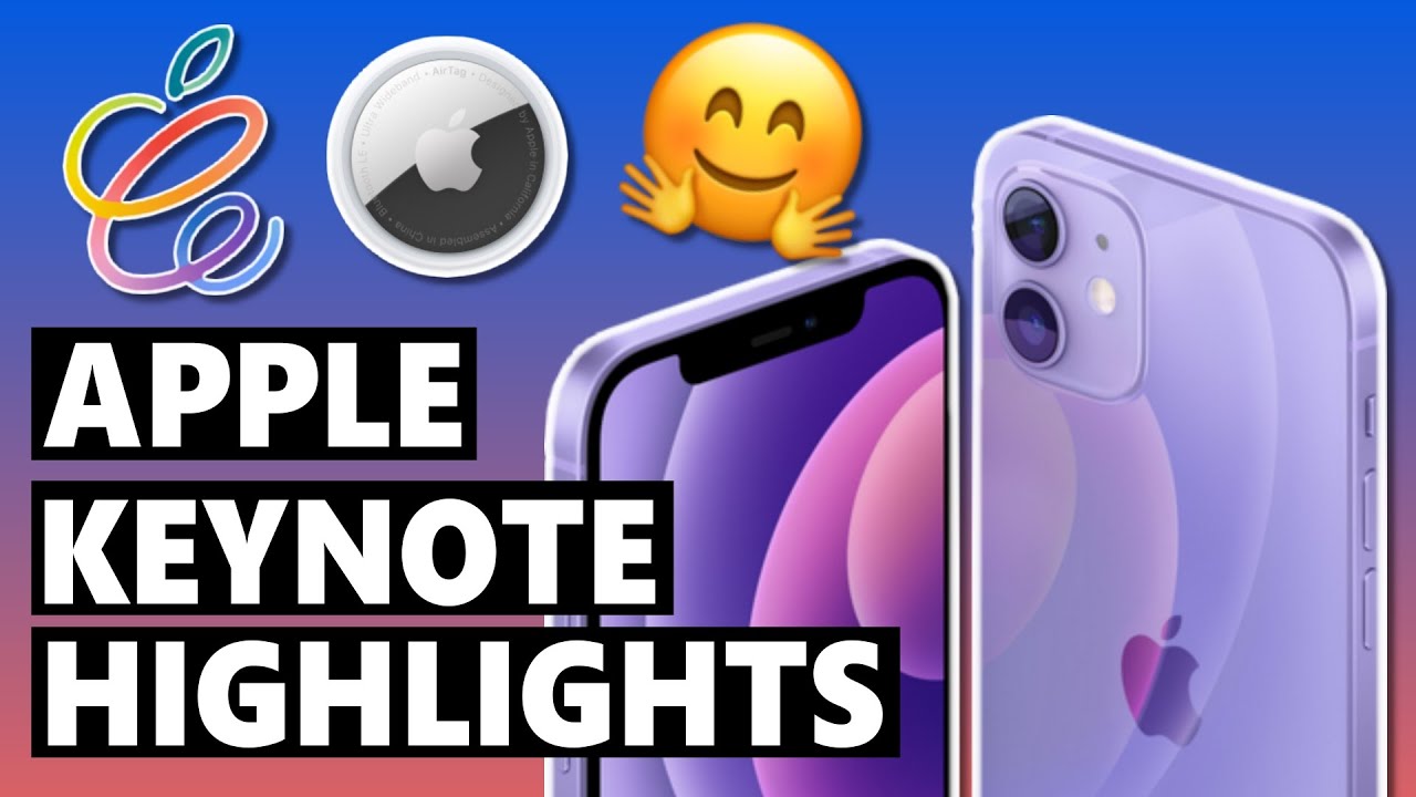 Apple Keynote April 2021 - ALLE HIGHLIGHTS (AirTags, Lila ...