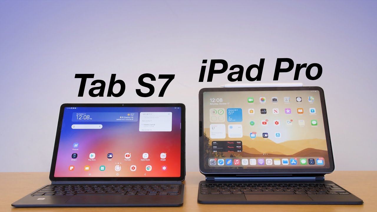 2020 iPad Pro vs Galaxy Tab S7! - YouTube