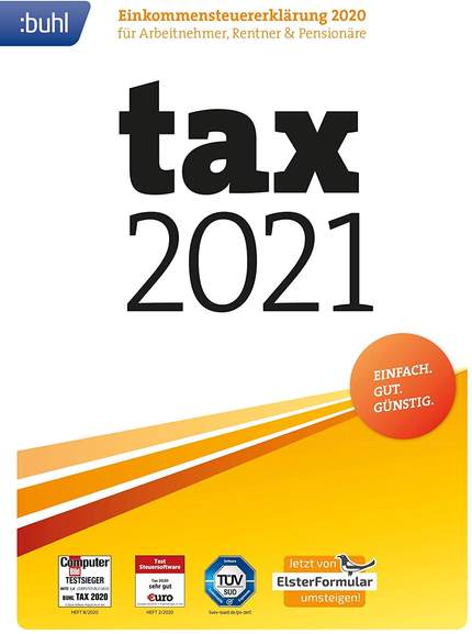 WISO Steuer-Start 2021 für 10,49€ o. Tax 2021 für 9,49 ...