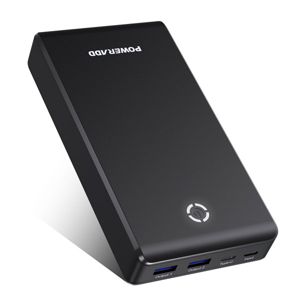 Poweradd 26800mAh Power Bank Dual USB Ports External ...