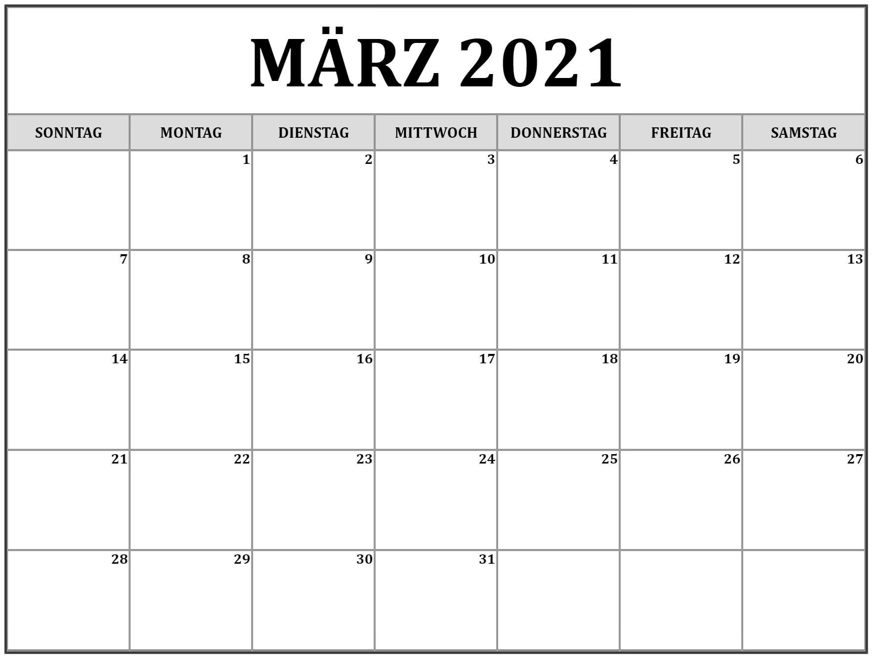 Wochenkalender 2021 Zum Ausdrucken / Excel Kalender 2021 ...