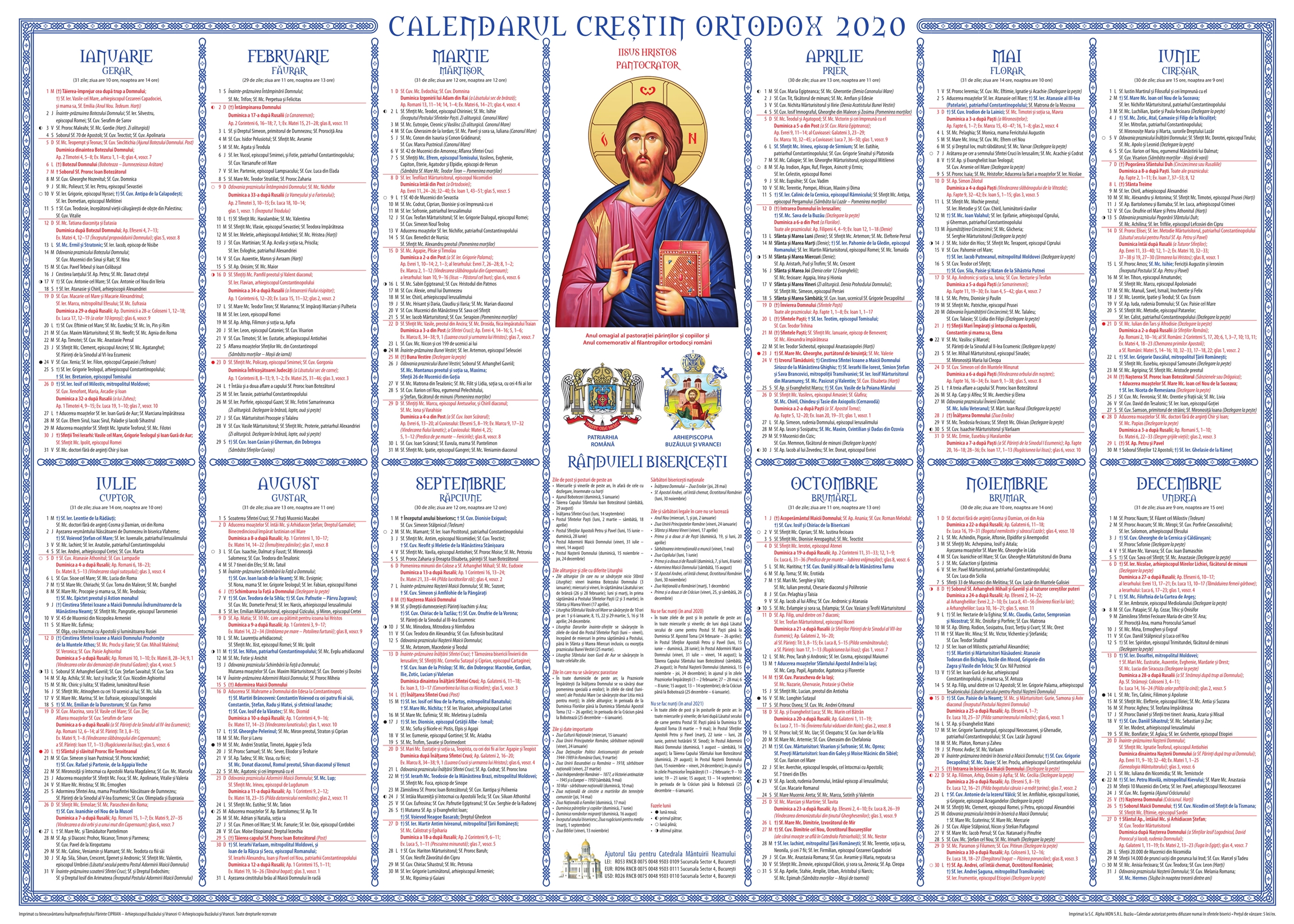 Calendar Ortodox 2021 August | Calendar 2021