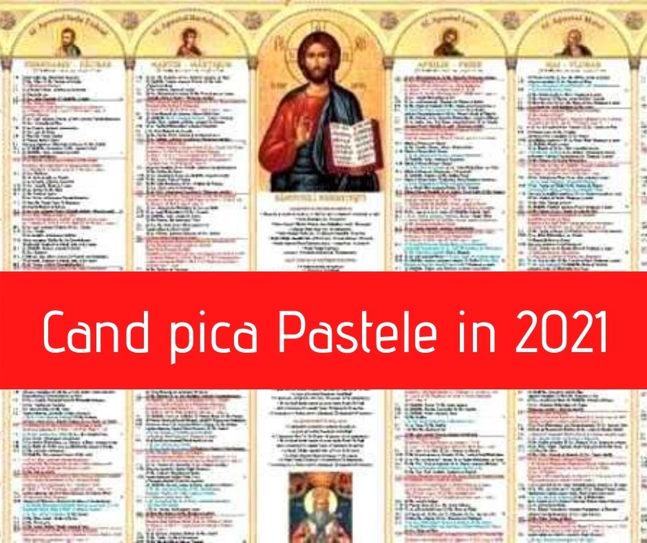 Calendar Crestin Ortodox 2021