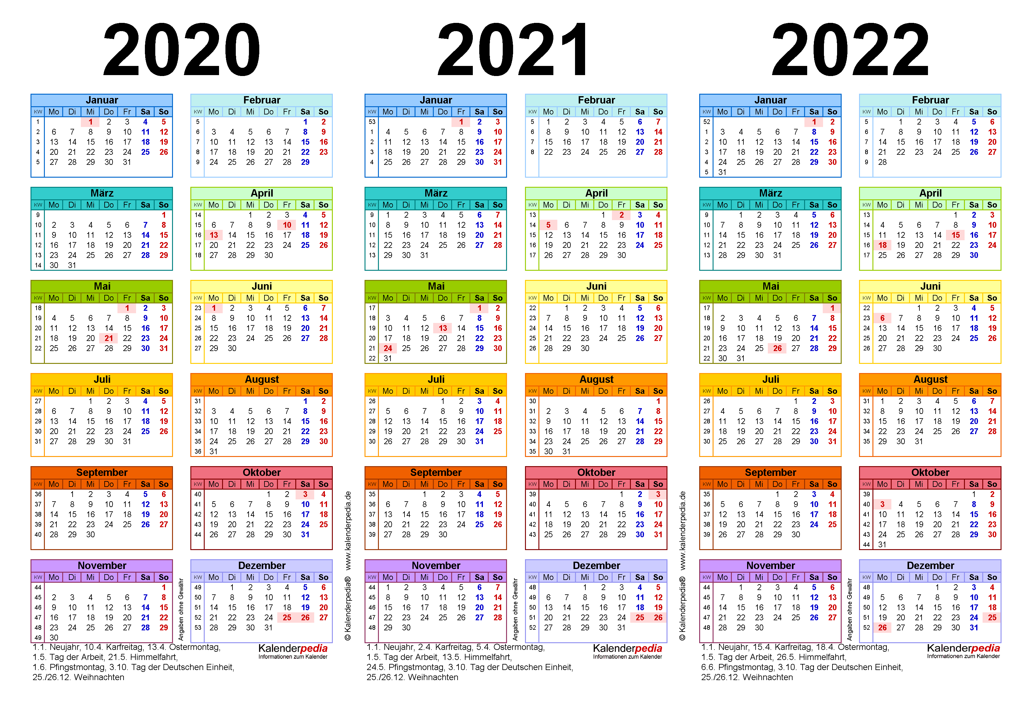 2021 Oesterreich 3 Monatskalender 2021 Zum Ausdrucken ...