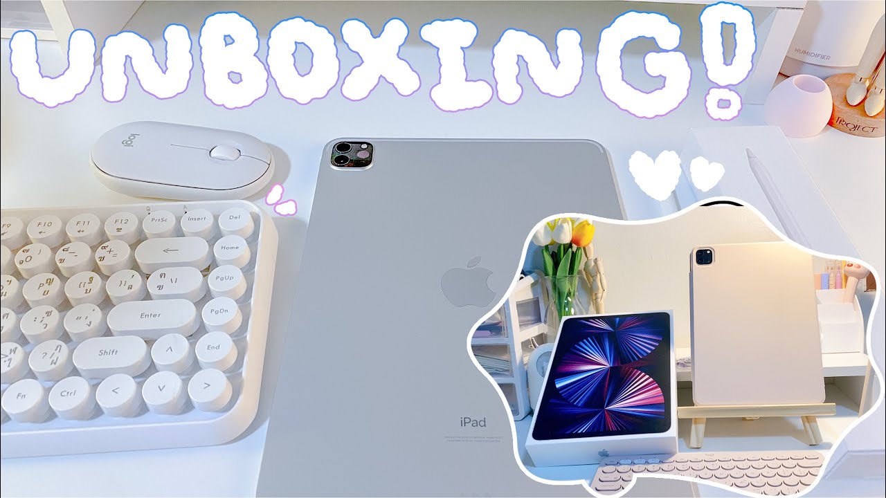 Unboxing iPad Pro 2021 (11-inch) + accessories ⚬.ﾟﾟ ...