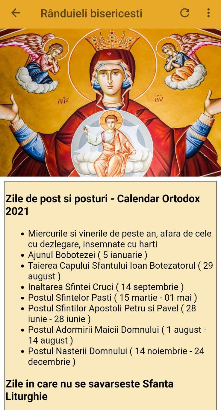 Calendar Creştin Ortodox 2021 for Android - APK Download