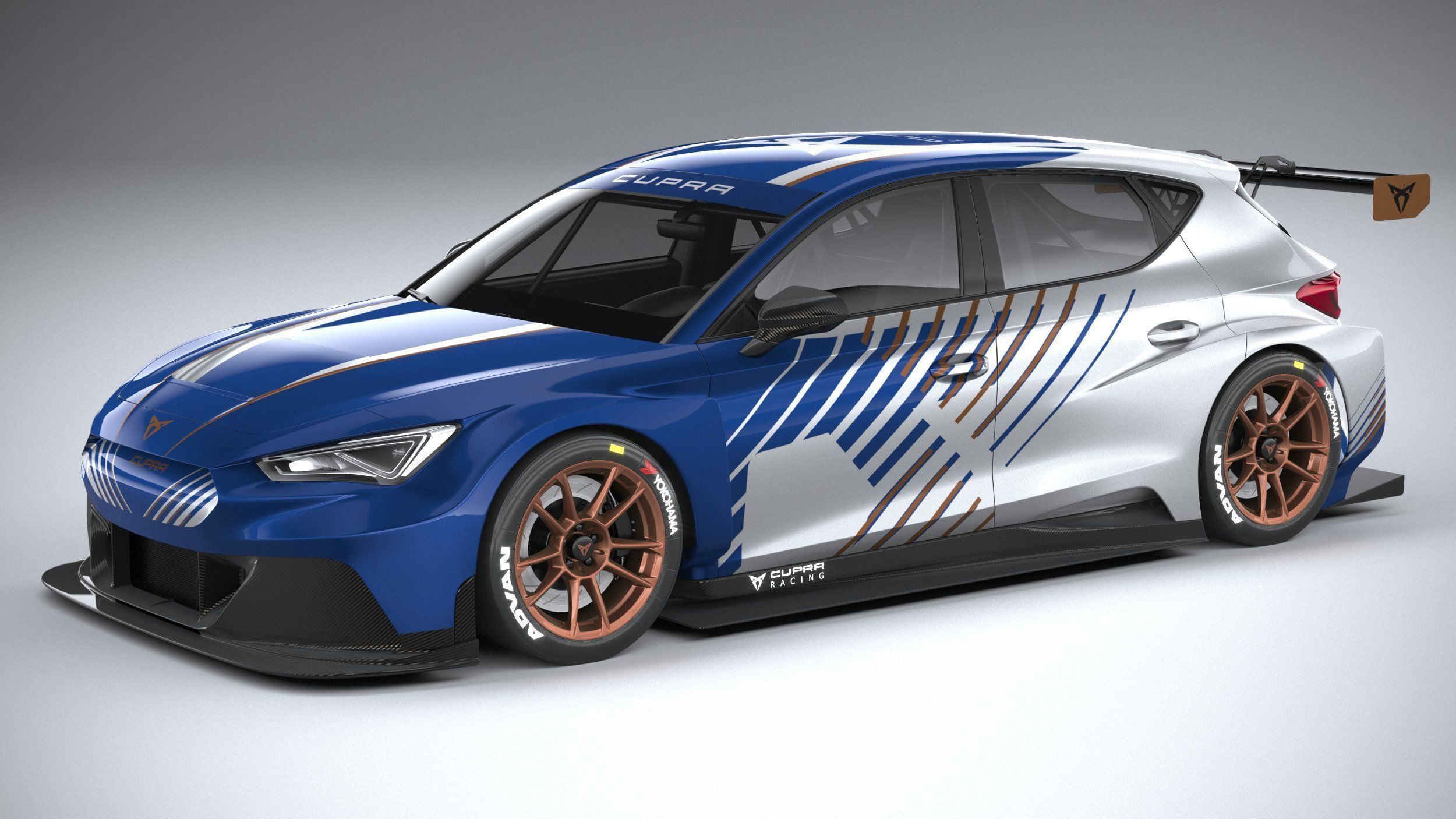 Seat Leon Cupra e-Racer 2021 3D model | CGTrader