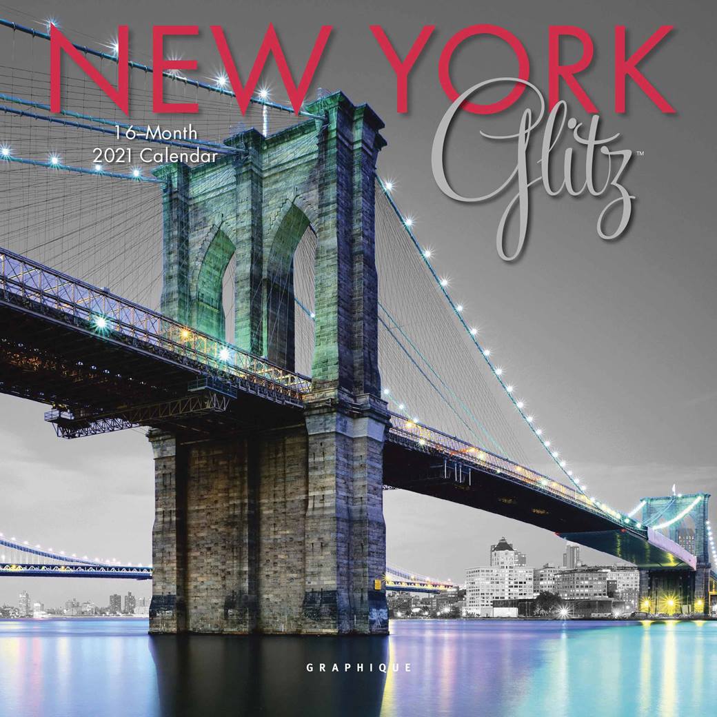New York Glitz Mini Calendar 2021 at Calendar Club
