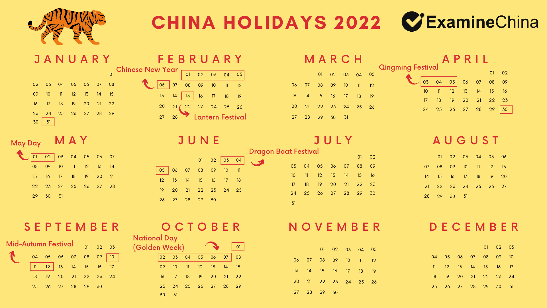 2024 Chinese Calendar