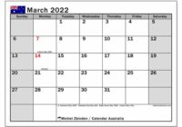 March 2022 Public Holidays Wa