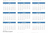 March Public Holidays 2022 Singapore