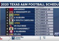 Texas Aggie Football 2022 Schedule