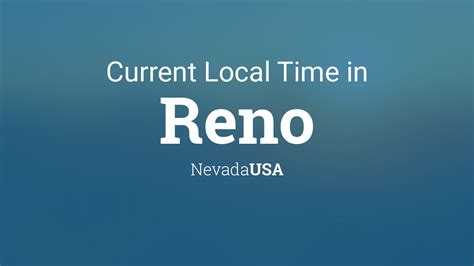 Does Reno Nv Have Daylight Savings Time