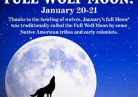 Full Moon 2022 January Wolf Moon