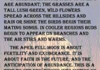 April Full Moon Meaning