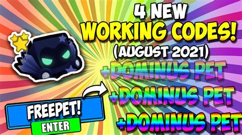 Roblox Pet Sim X Codes 2022