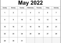 2022 May Calendar Kannada