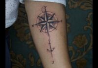 Cross Compass Tattoo