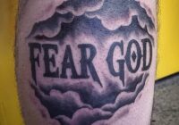 Concern God Tattoo On Arm