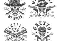 Gangsta Hood Tattoo Layouts