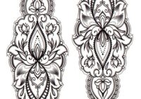 Mandala Lower Arm Tattoo Pattern