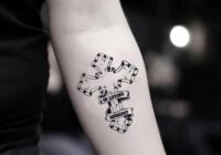 Hole Text Tattoos