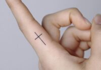 Rosary Tattoo Finger