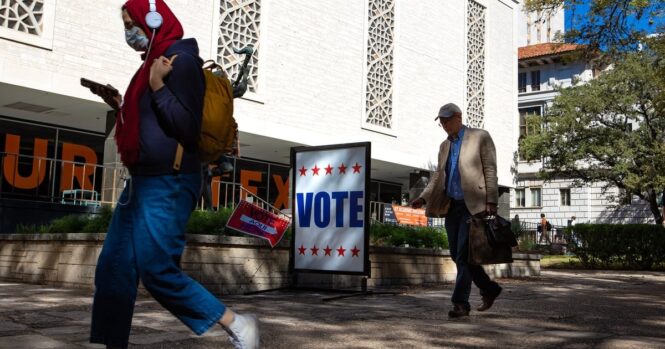 Early electing turnover down in Texas Political Election 2022 