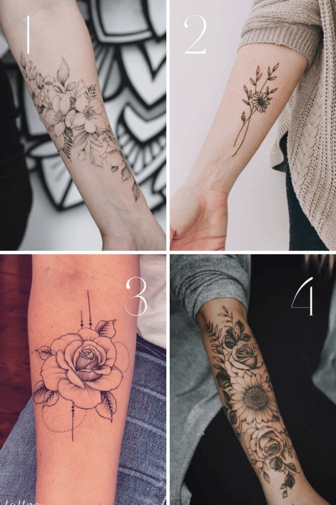 3 Roses On Lower Arm 3 Roses On Lower Arm
